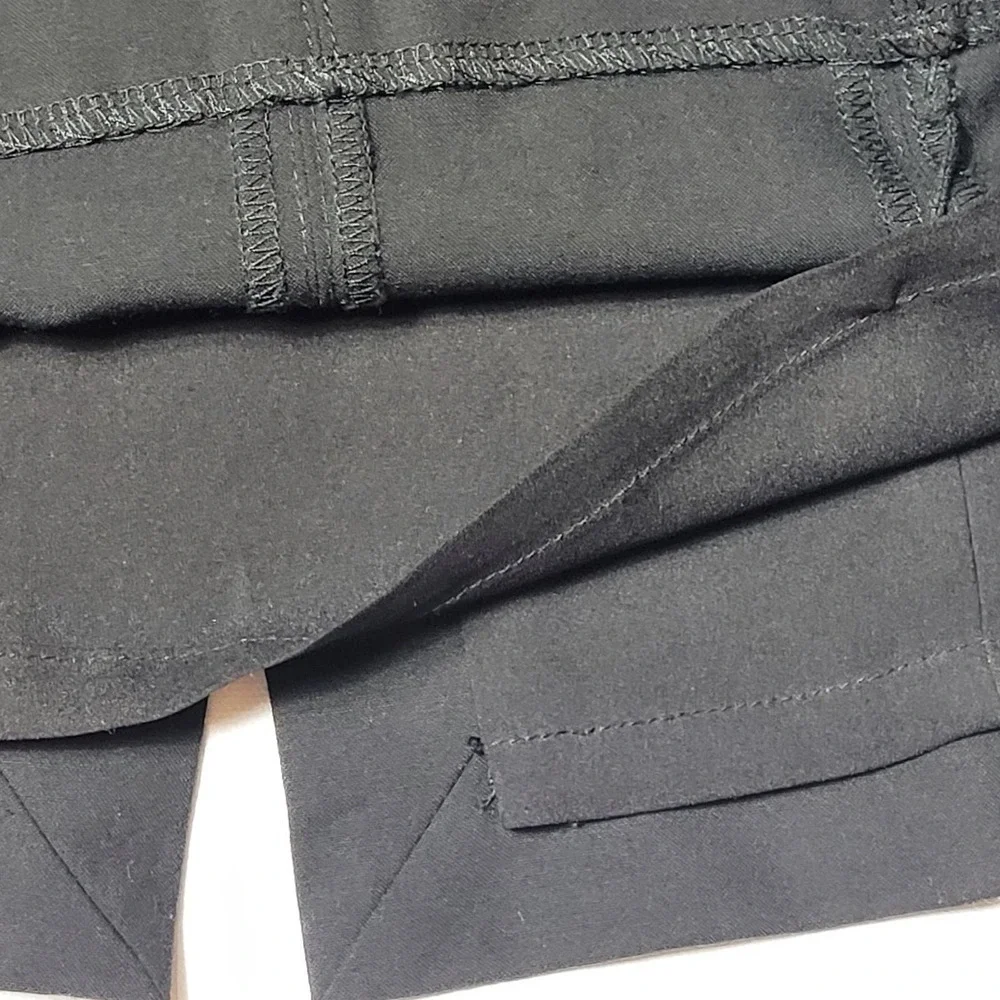 Bcbgmaxazria Women's Straight Pencil Career Skirt Elastic Waist Panel Wool Blend